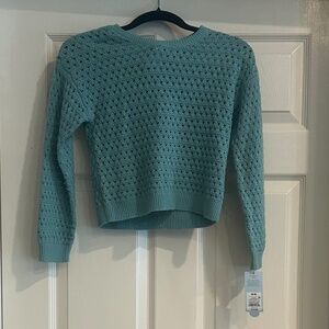 Kids green knitted sweater NWT